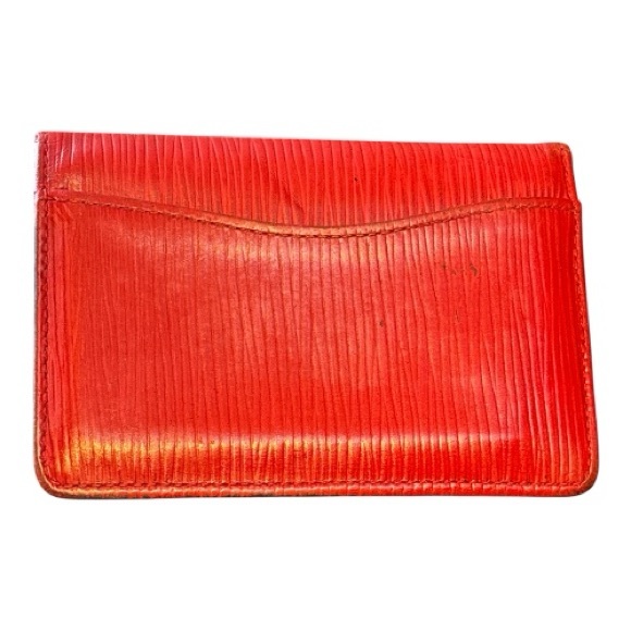 Louis Vuitton Red Epi Card Holder Wallet Vintage - Picture 3 of 10